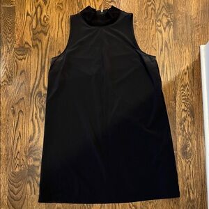 Athleta Black Sleeveless Mini Dress